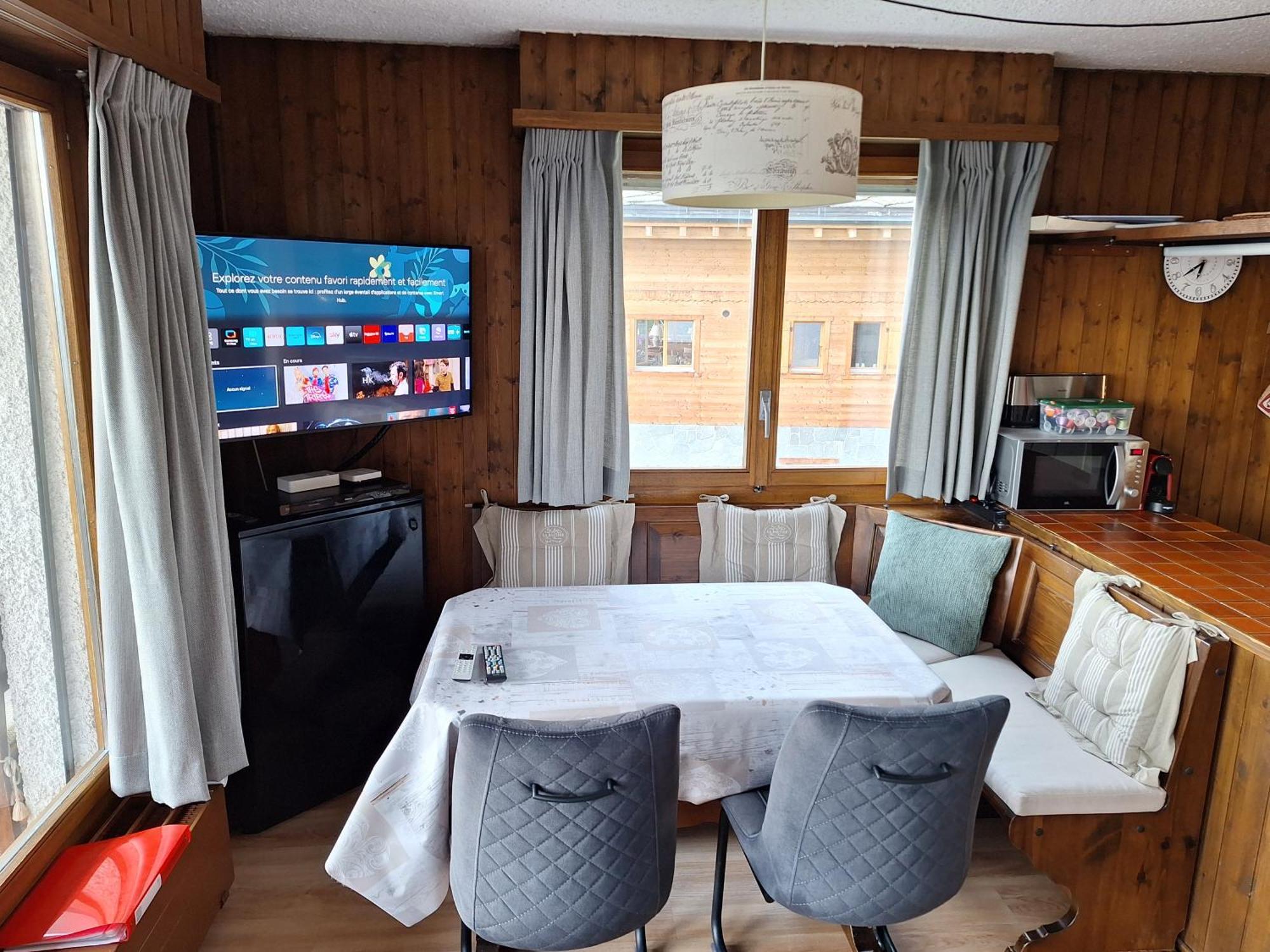 Les Collons1800- Bel Appart 2Pieces-4 Pers-Piscine-Sauna-Parking Int-Wifi Gratuit Vex Exteriör bild